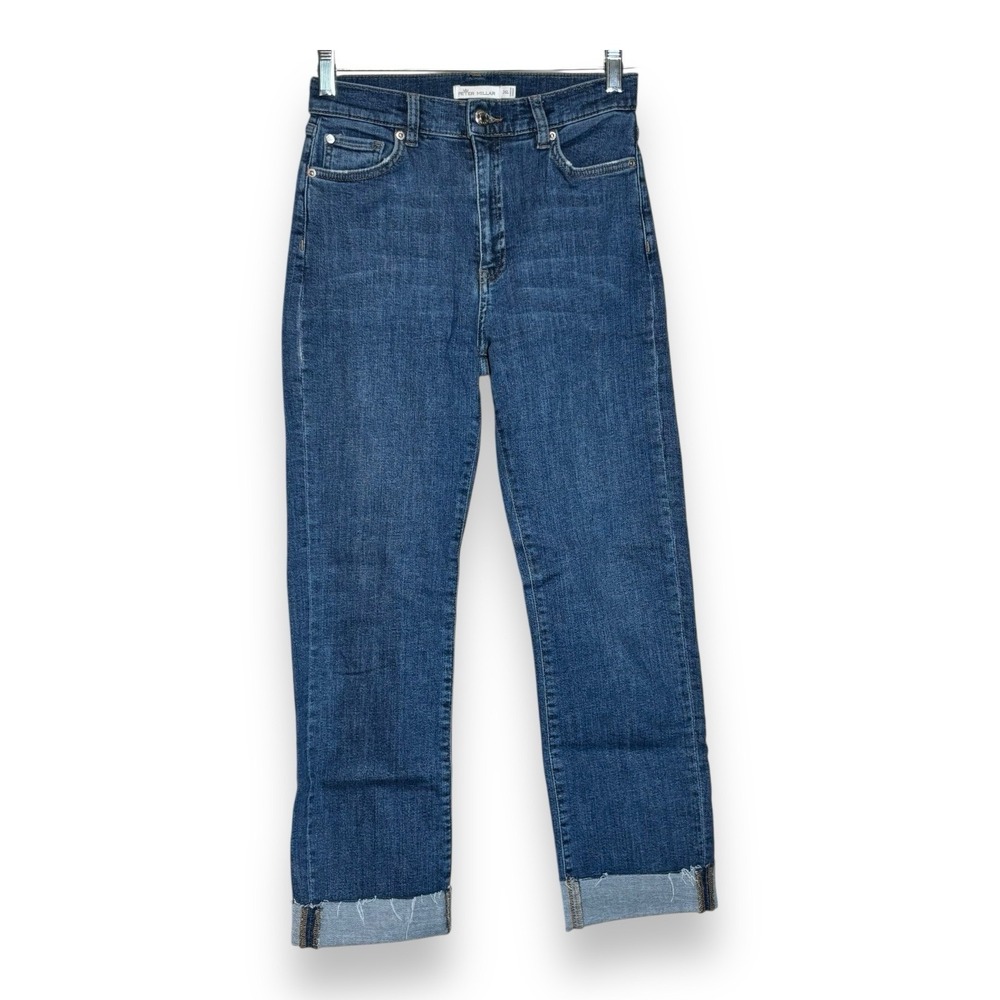 Peter Millar Williamson Straight Leg Crop Jeans‎ Women's Size 26 Long Stretch